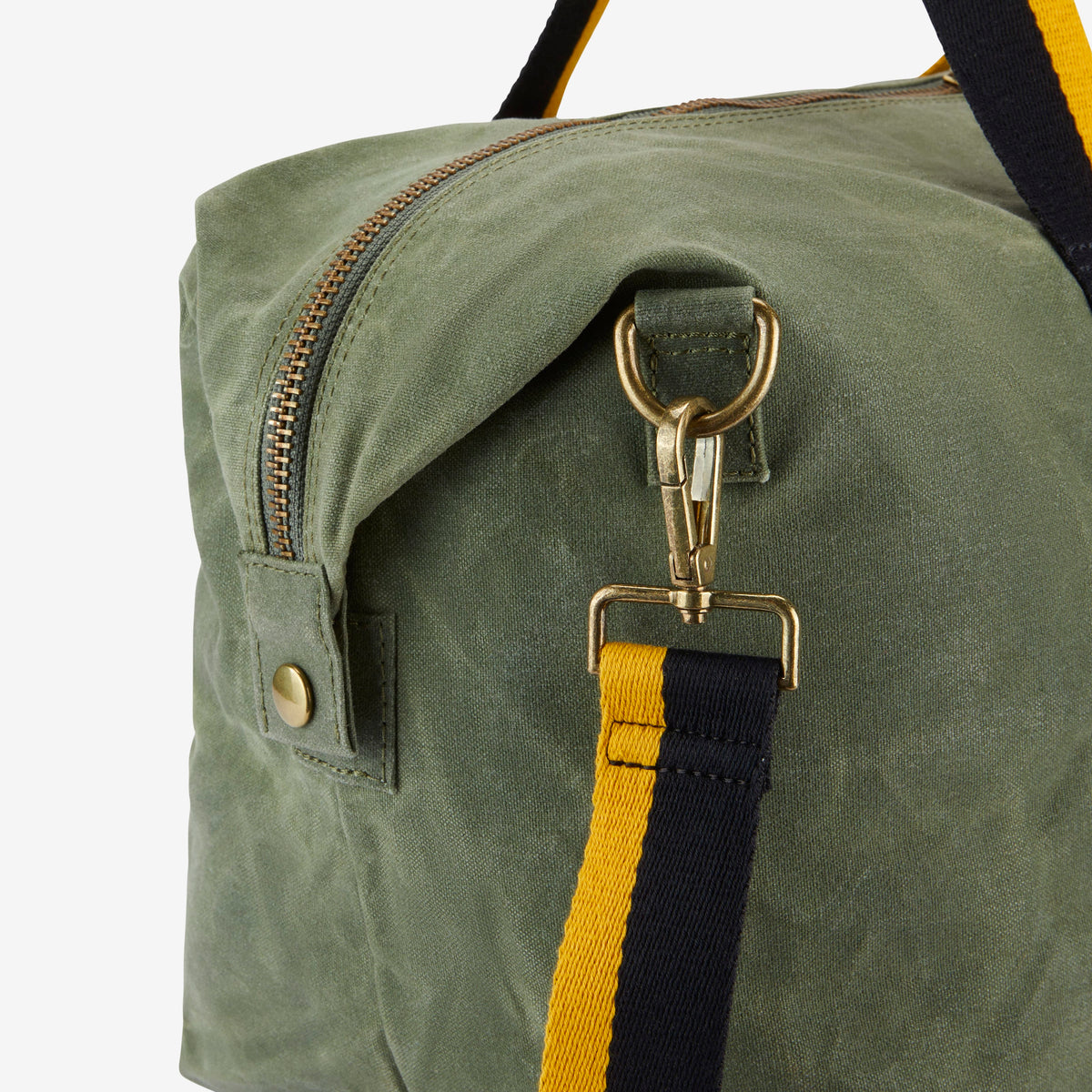 Talbot Waxed Cotton Duffel Bag - Olive