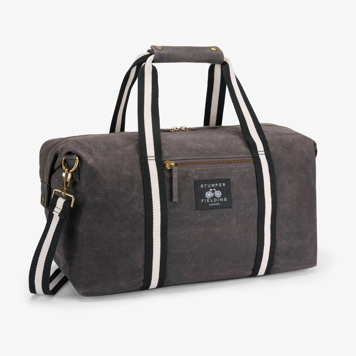 Talbot Waxed Cotton Duffel Bag - Charcoal