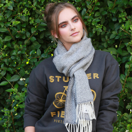 Norland Scarf - Dark Grey/Light Grey