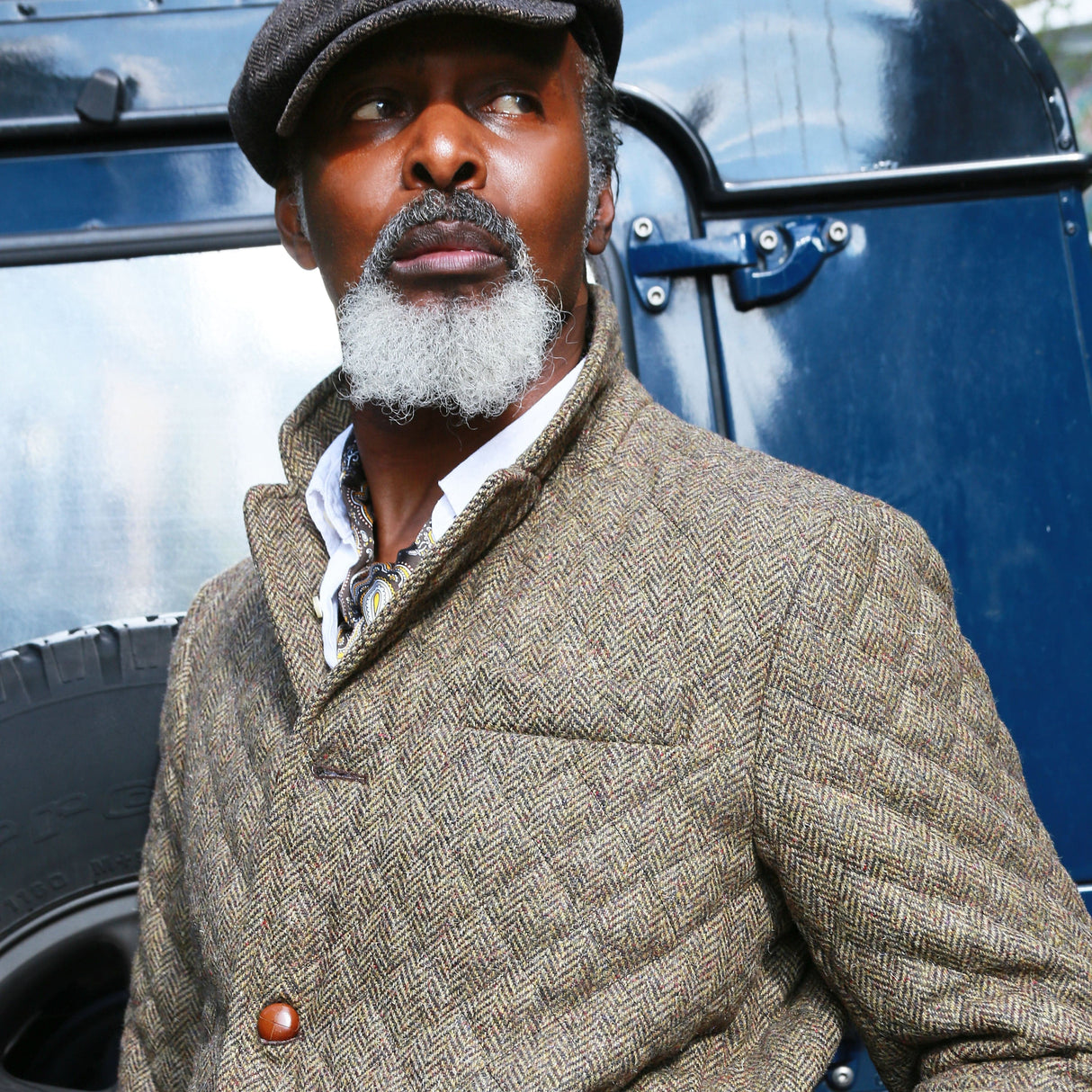 The Sutherland -Quilted Tweed Hacking Jacket