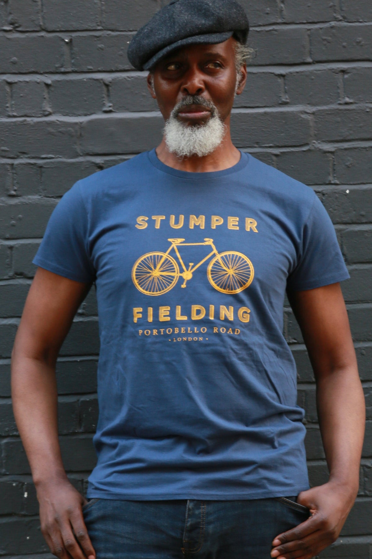 Stumper & Fielding T-shirt blue