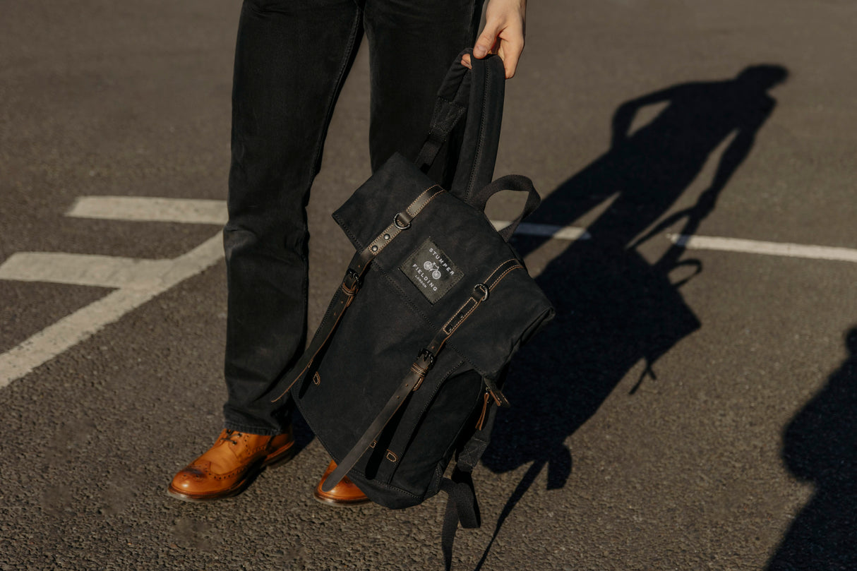 Th Borden Black Label – 15" Laptop Backpack in Black