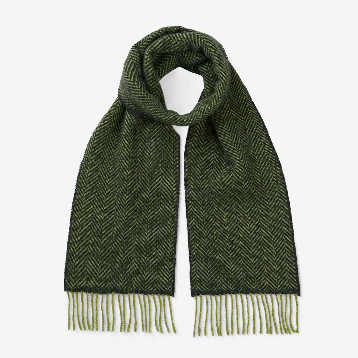 Norland Scarf - Grey/Pale Green