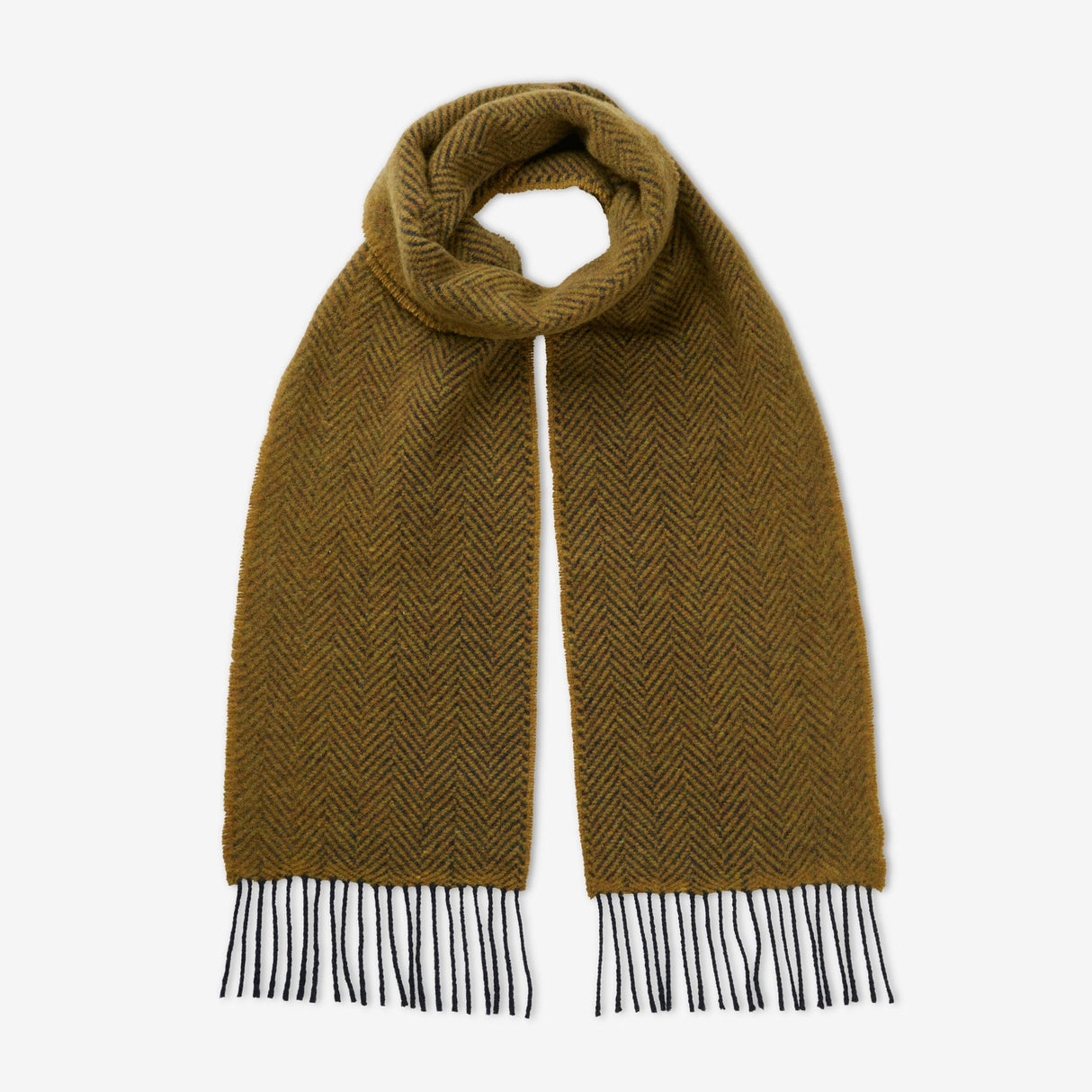 Norland Scarf - Mustard/Brown