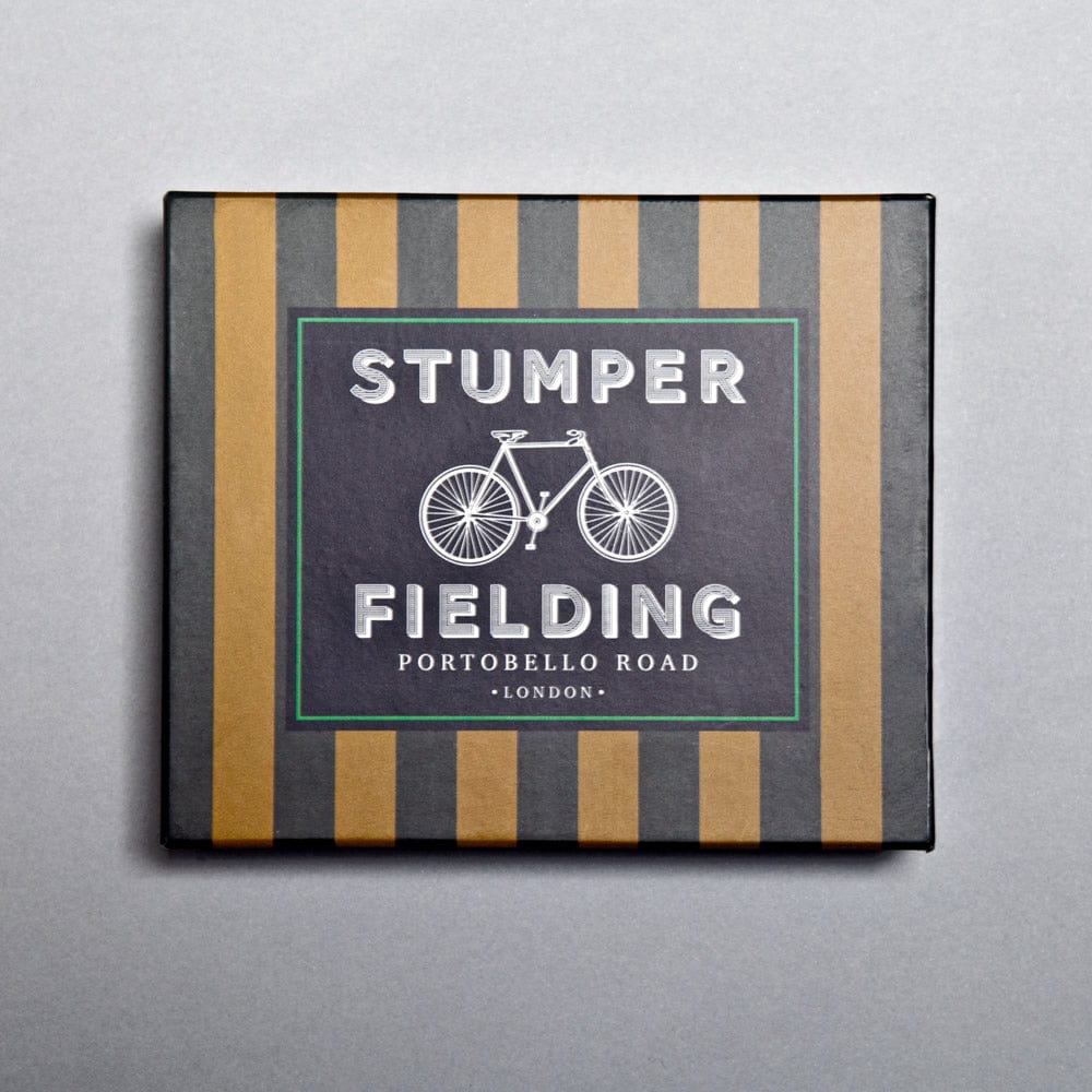 Stumper & Fielding Leather Wallet Stitched Union Jack