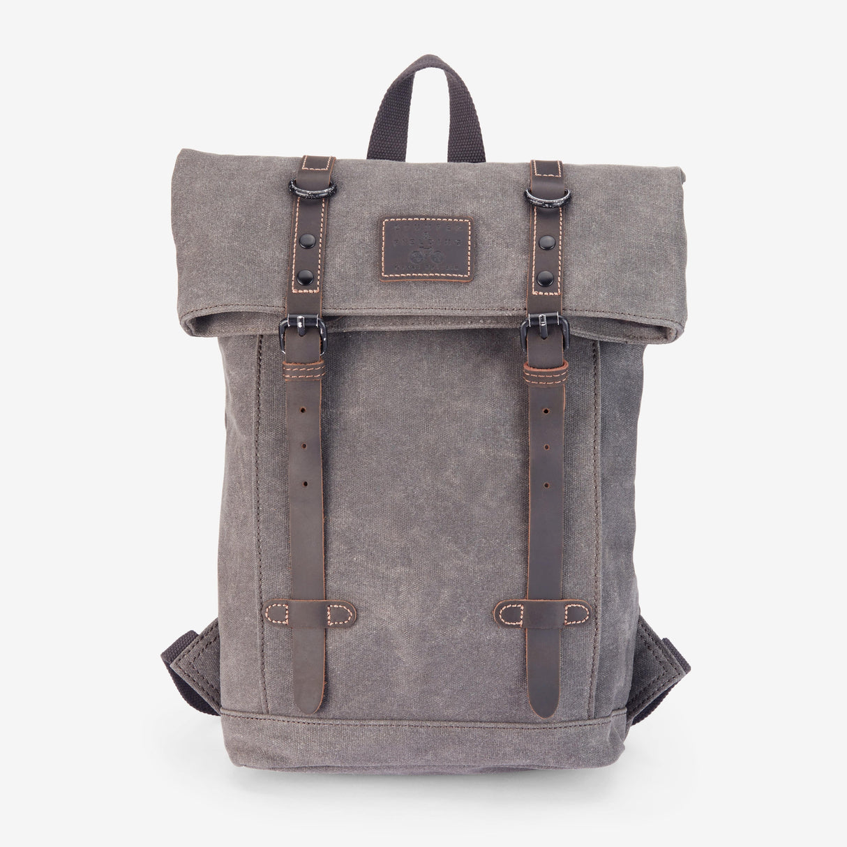 The Borden Plus – 15" Laptop Backpack in Grey Waxed Cotton