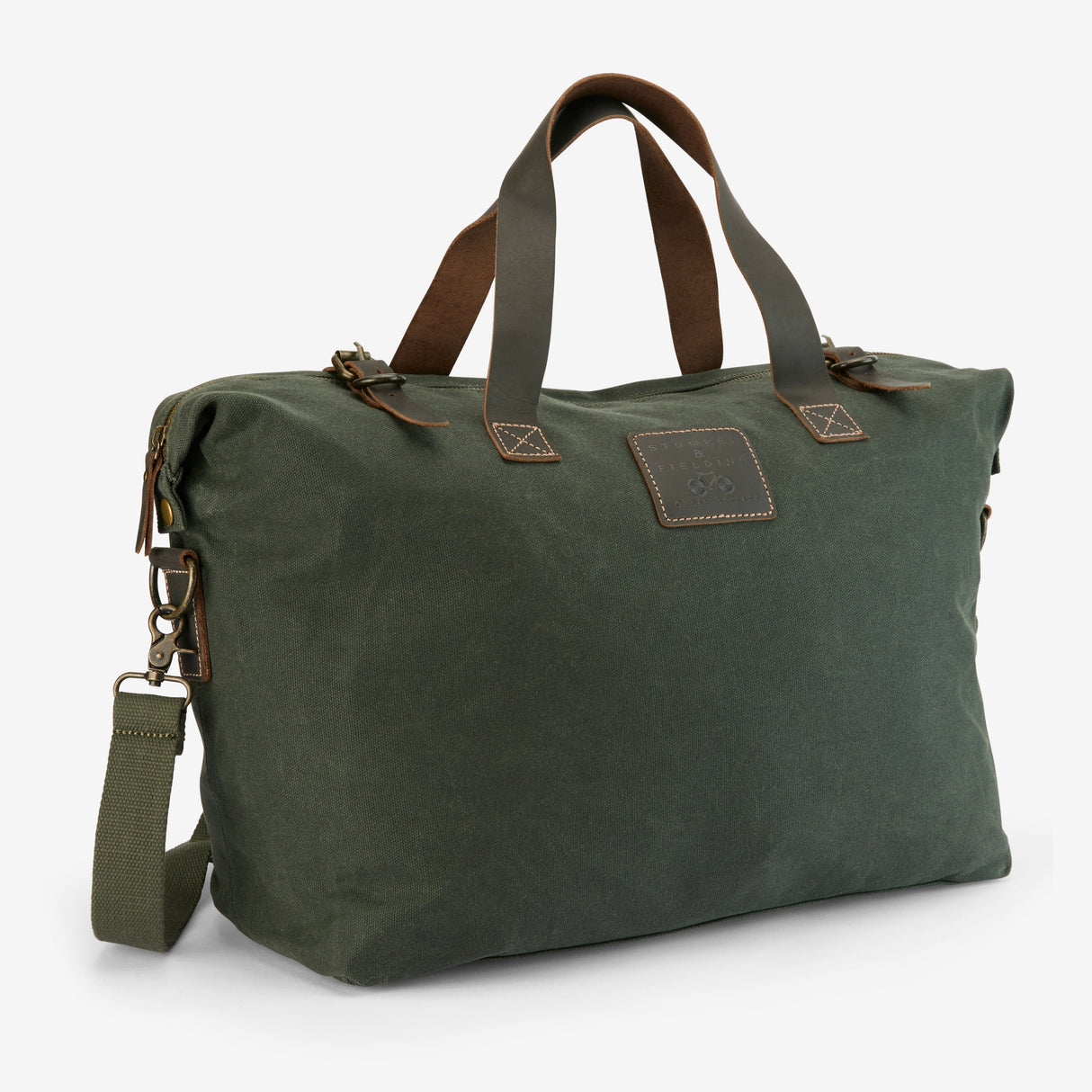 Wax Cotton Weekender - The Avondale - Green