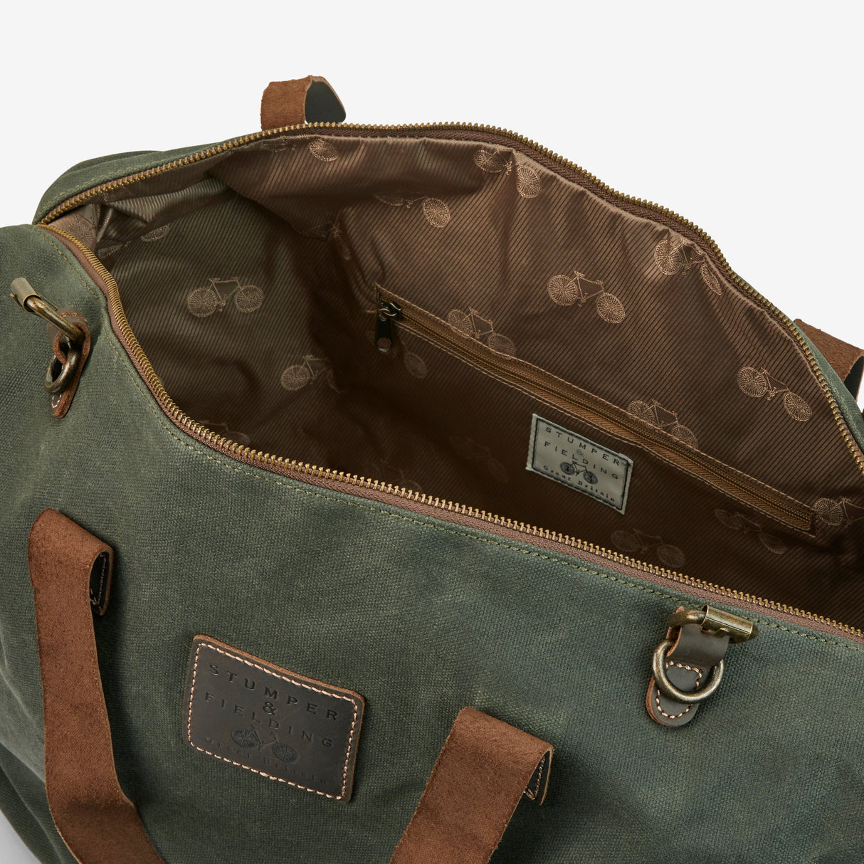 Wax Cotton Weekender - The Avondale - Green