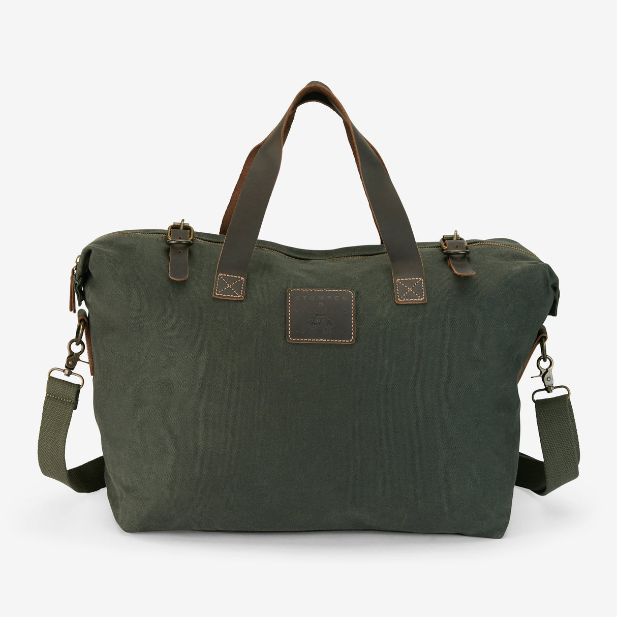 Wax Cotton Weekender - The Avondale - Green