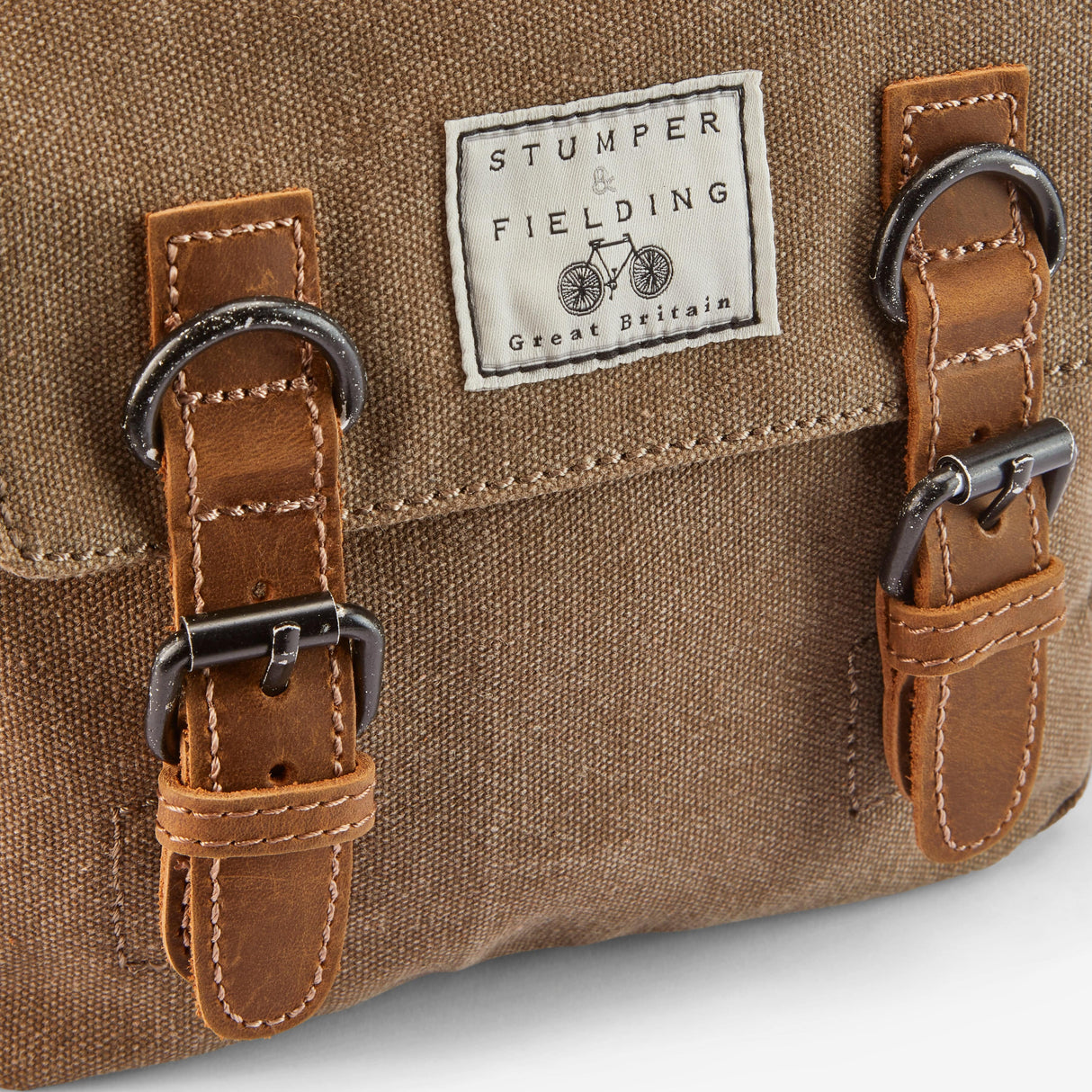 Heritage Canvas Brown Crossbody Bag - The Buckley