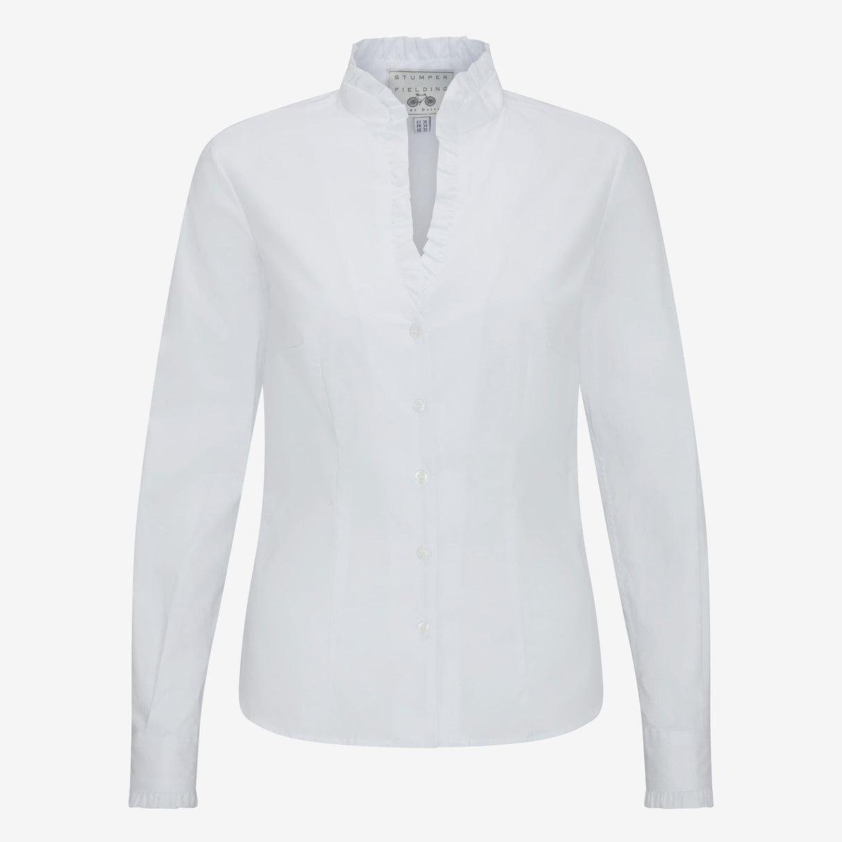 Lancaster Ruffle Shirt - White