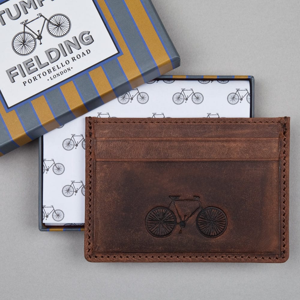 Stumper & Fielding Leather Card Holder Buff Tan