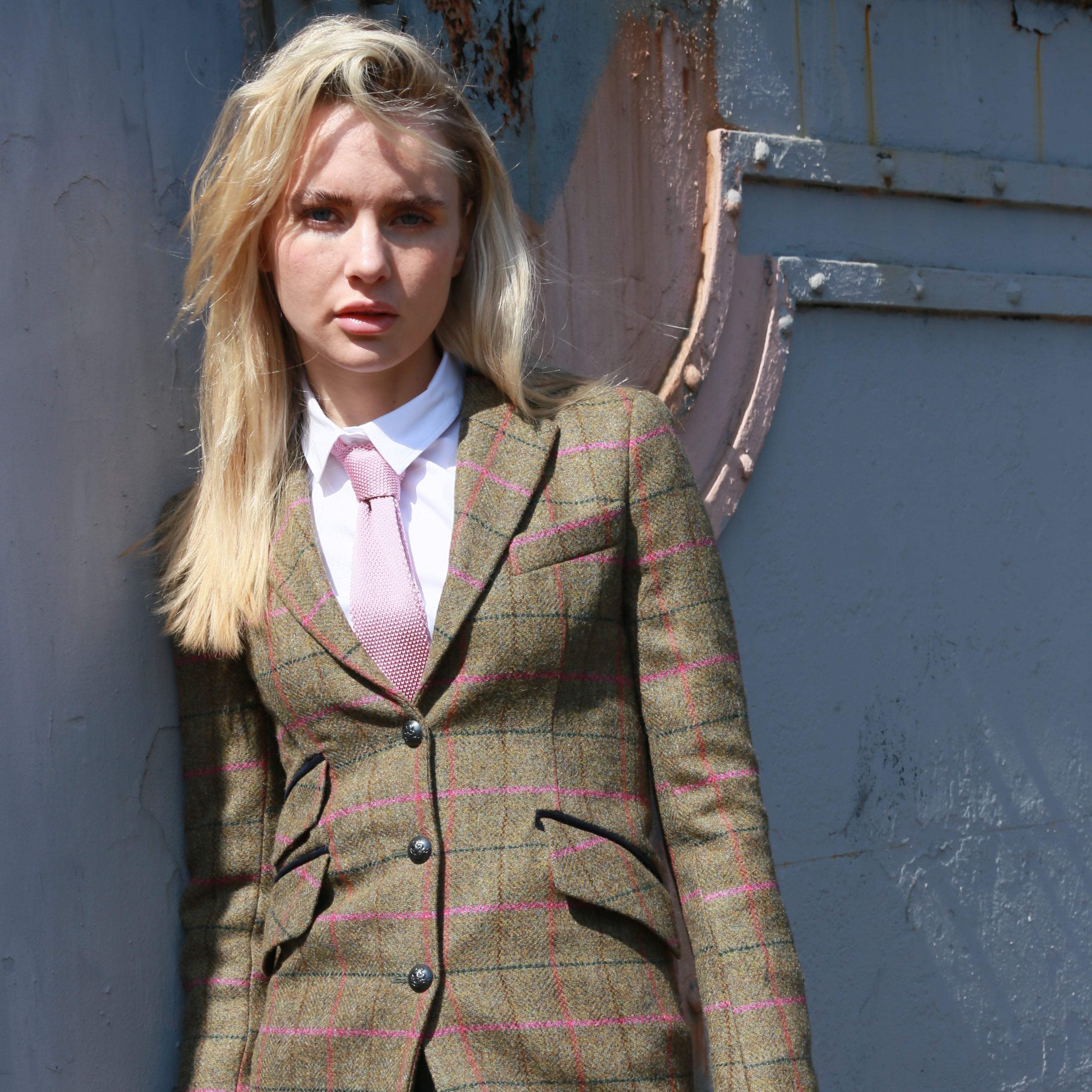 Women's Check Tweed Jacket - The Colville – Stumper & Fielding Women's Check Tweed Jacket - The Colville – Stumper & Fielding