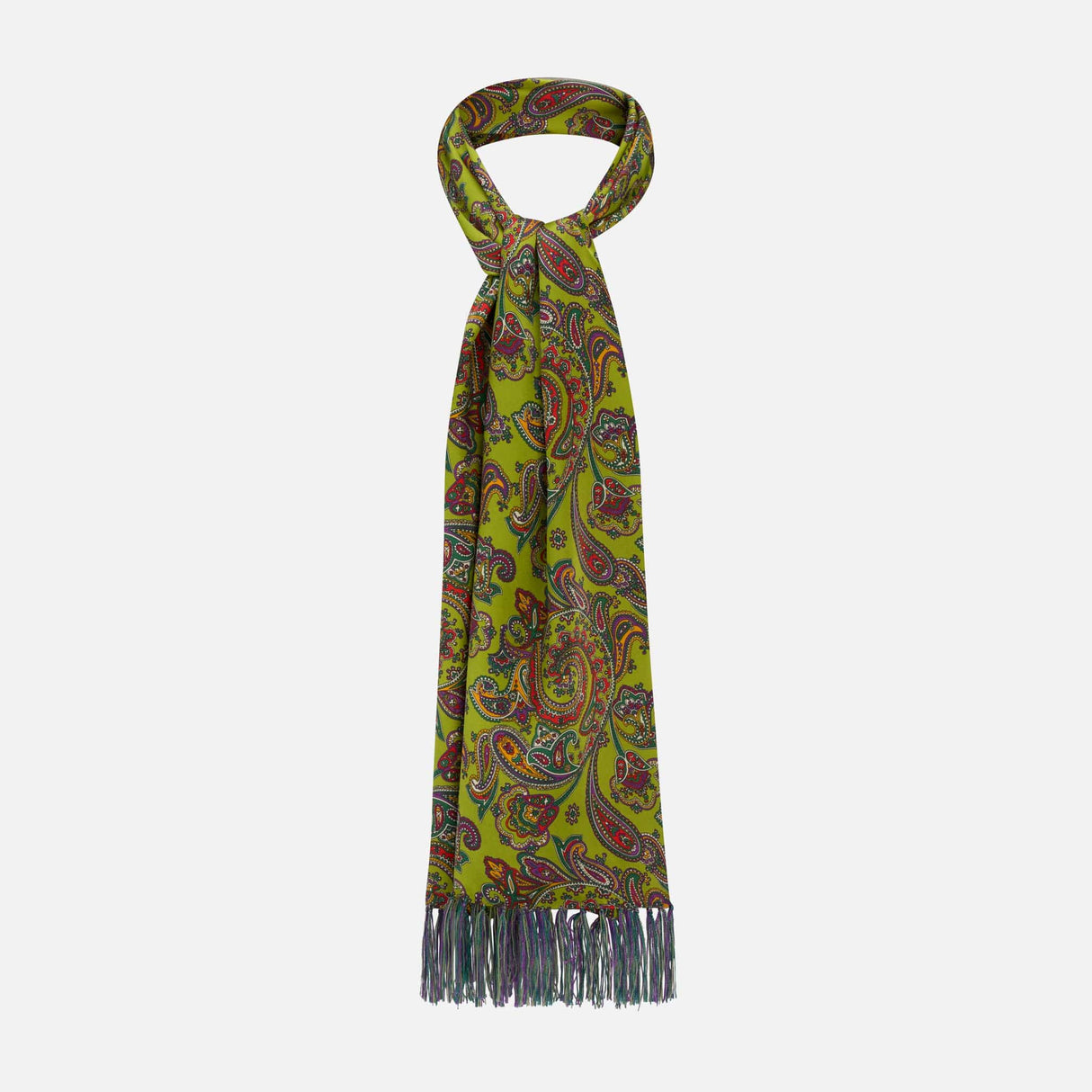 Tootal Silk Scarf Chartreuse