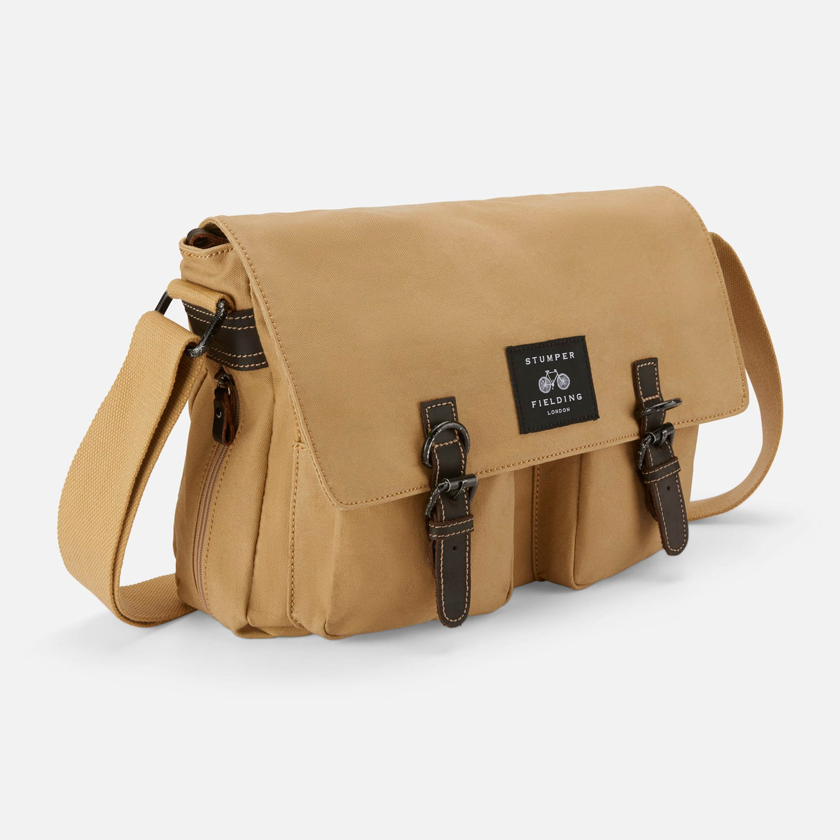 The Cranbourne Black Label in Sand – Field Bag in Stonewashed Canvas