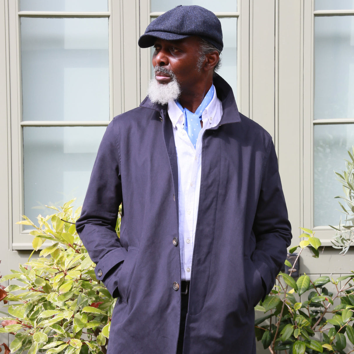 The Powis - Mac Raincoat - Navy