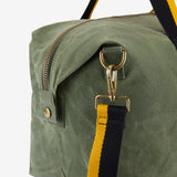 Talbot Waxed Cotton Duffel Bag - Olive