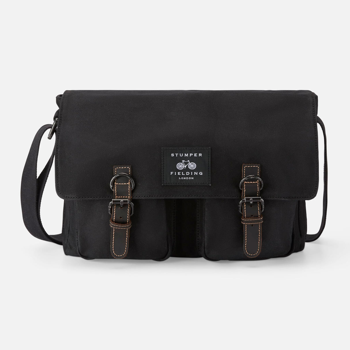 The Cranbourne Black Label in Black – Field Bag in Waxed Canvas