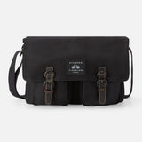 The Cranbourne Black Label in Black – Field Bag in Waxed Canvas