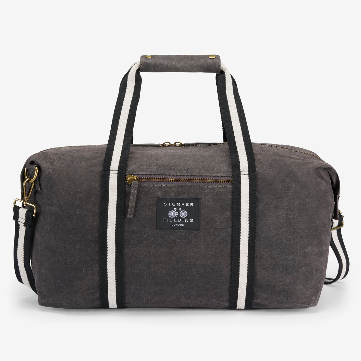 Talbot Waxed Cotton Duffel Bag - Charcoal