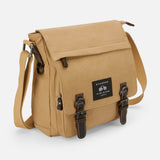 The Loxley Black Label in Sand – Messenger Bag in Stonewashed Canvas