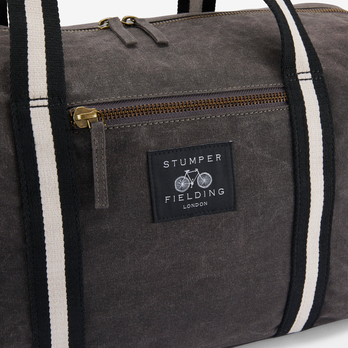 Talbot Waxed Cotton Duffel Bag - Charcoal