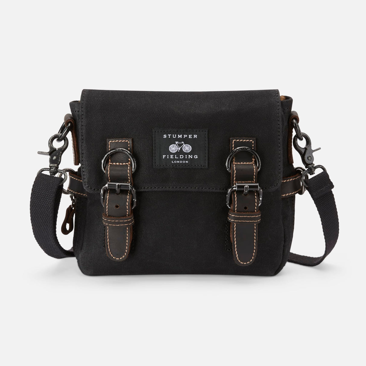 The Buckley Black Label in Black – Cross-Body Bag in Waxed Canvas