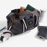 Talbot Waxed Cotton Duffel Bag - Charcoal