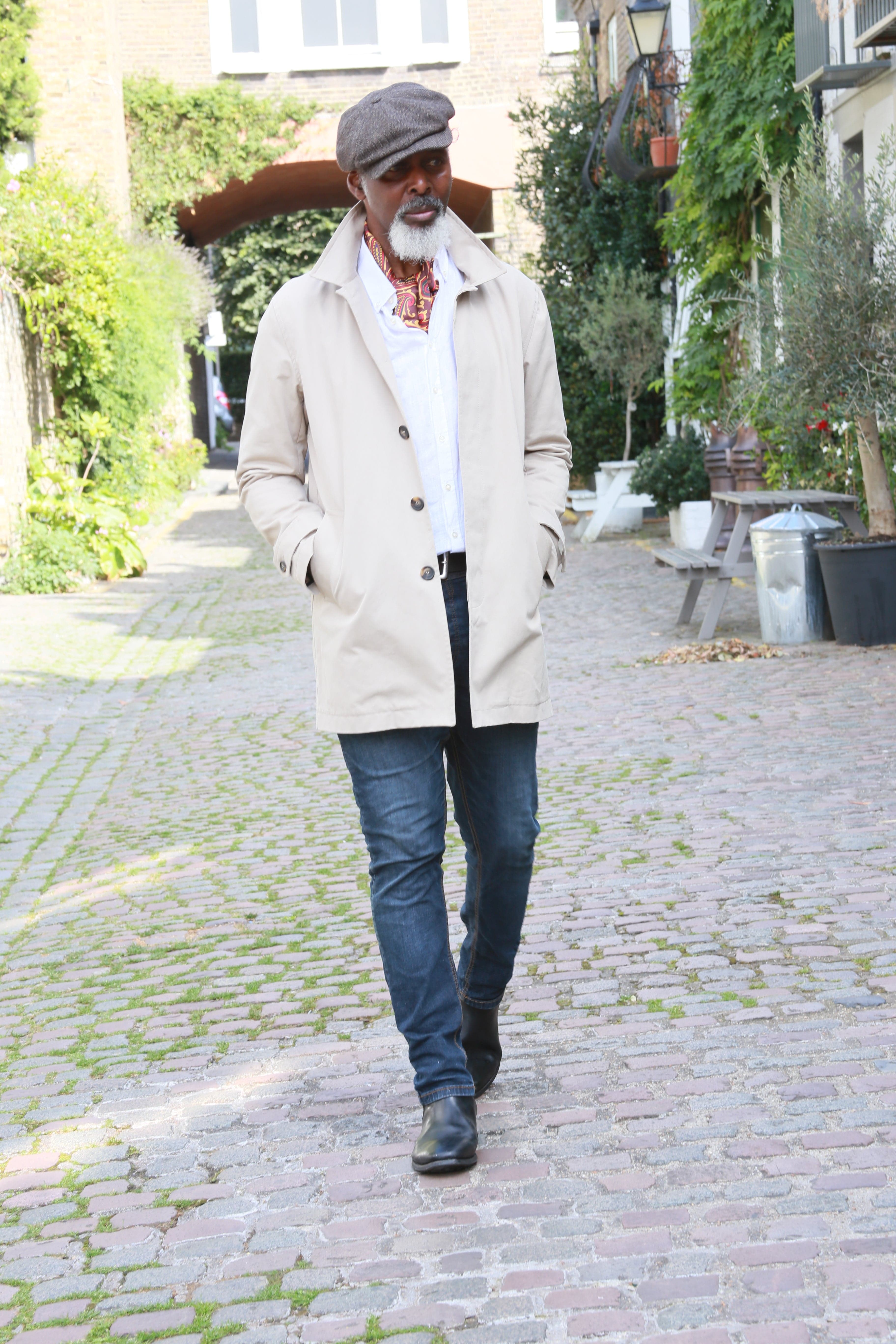 Scippis Stockman Coat – Impermeabile Australiano Beige, Taglia S, Antivento, Fodera In Cotone, Cappuccio Rimovibile