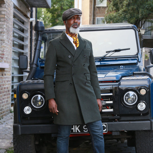 Green Double Breasted Overcoat - The Legend – Stumper & Fielding