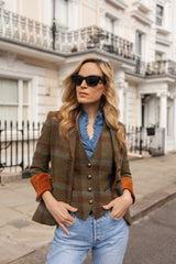 Melbury Sky Check & Toffee