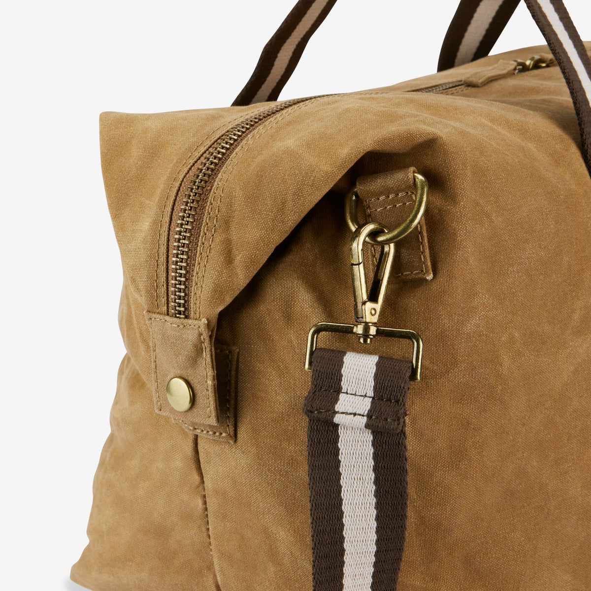 Talbot Waxed Canvas Duffel Bag - Sand
