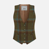 Melbury Sky & Toffee Waistcoat