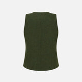 Melbury Sage & Claret Waistcoat