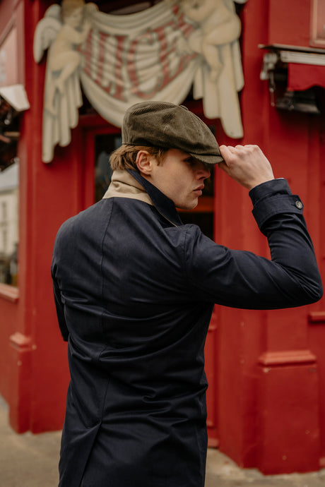 The Powis Mac Raincoat Navy
