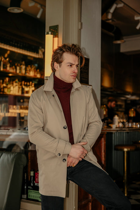 The Powis  - Mac Raincoat - Beige
