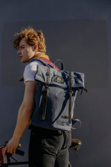The Borden Black Label in Azure – 15" Laptop Backpack