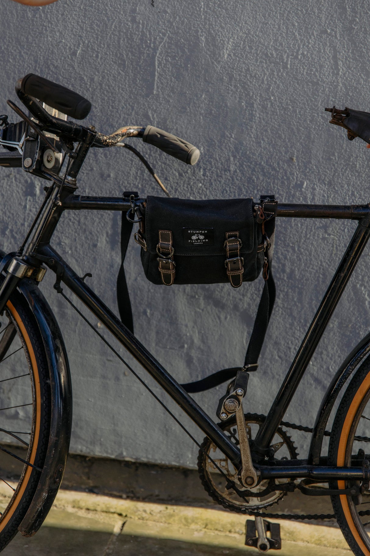 The Buckley Black Label in Black – Cross-Body Bag in Waxed Canvas