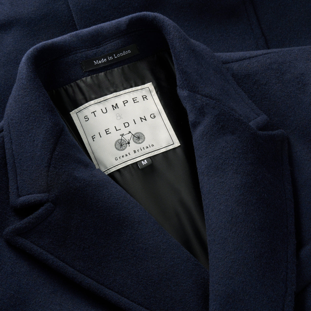 Navy Double Breasted Overcoat - The Legend