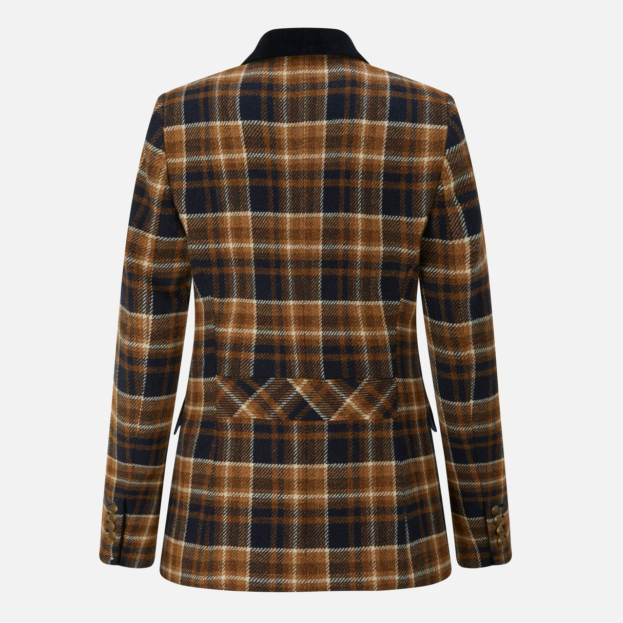 Melbury Camel & Navy Check