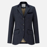 Portobello Dark Blue Herringbone with Navy Velvet