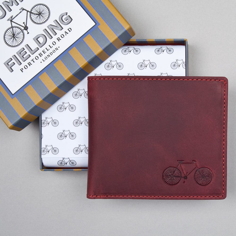 Stumper Leather Wallet Buff Red