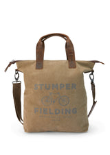 Printed Canvas Shoulder Bag - The Lancaster