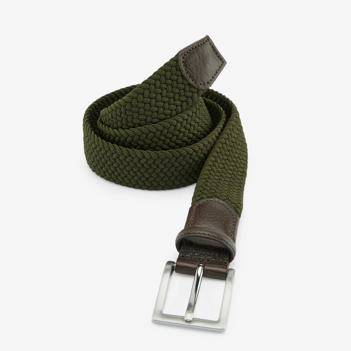Stumper & Fielding Woven Belt - Khaki