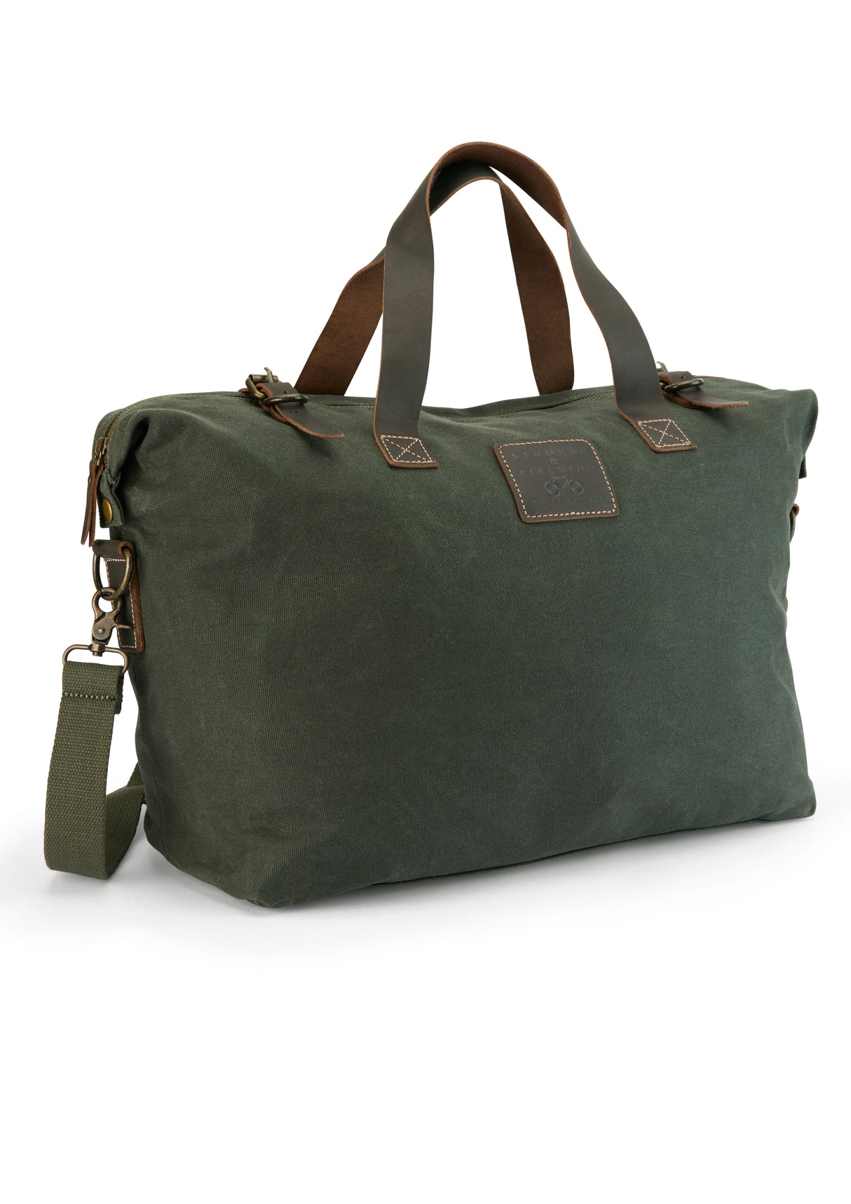 Wax Cotton Weekender - The Avondale - Green