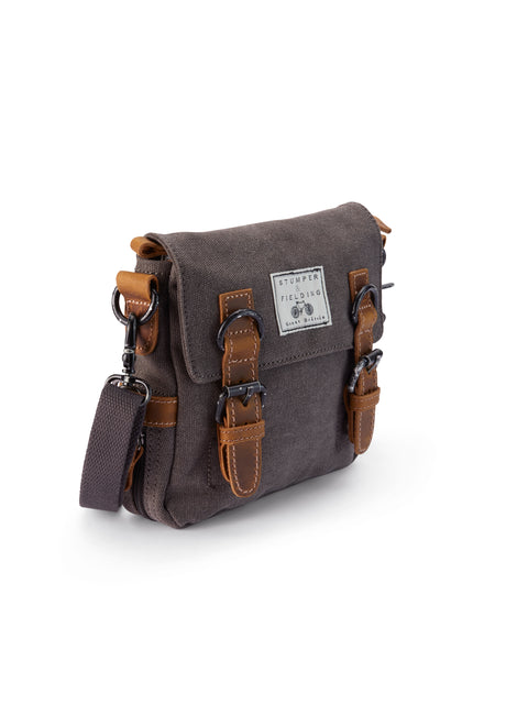 Grey Cotton Field Bag - The Buckley