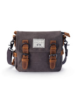 Grey Cotton Field Bag - The Buckley