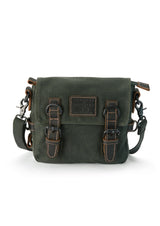 Green Cotton Field Bag - The Buckley