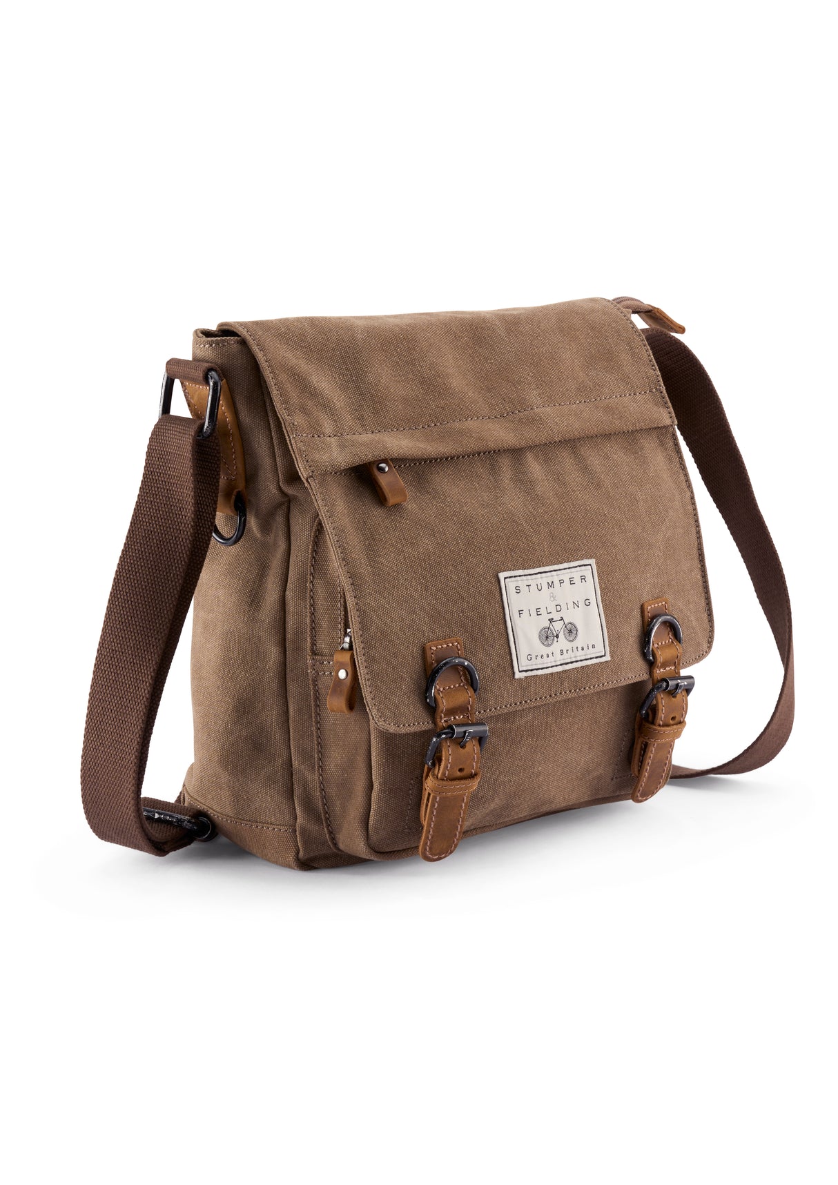 Brown Cotton Field Bag - The Loxley