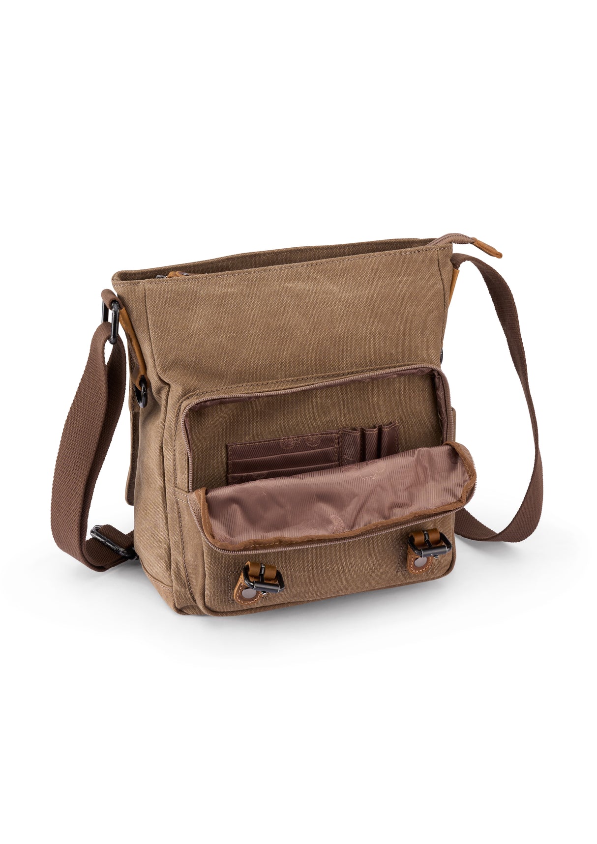 Brown Cotton Field Bag - The Loxley